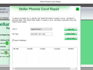 stellar phoenix excel repair tool