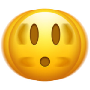 Emoji shaking faces