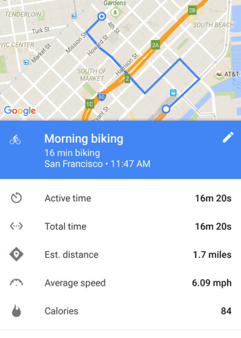 google fit gps tracking