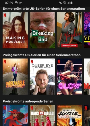 Netflix: Android-App