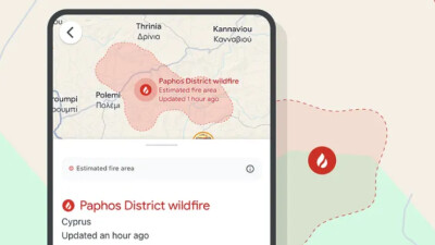 Mithilfe farblicher Eingrenzungen und unterschiedlichen Symbolen zeigt euch Google Maps, ob ihr euch in einem gefährdeten Gebiet befindet.