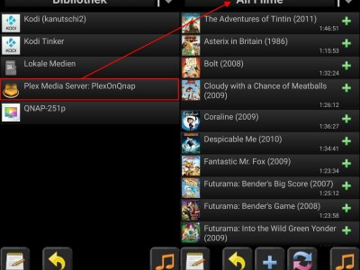 use plex to control upnp player