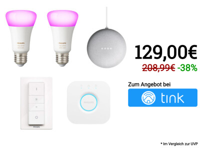 Philips Hue: Smarte Licht Sets im Summer Sale bei tink zum Philips Hue: Smarte Licht Sets im Summer Sale bei tink zum