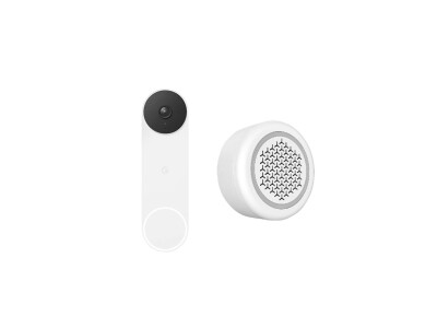 Google Nest Doorbell (with battery) + Hama smart alarm siren