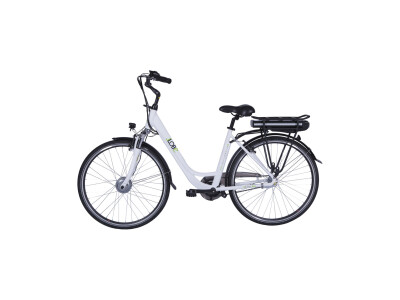 Vélo électrique de ville LOBE Metropolitan Joy, blanc