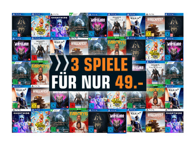 3 Spiele für 49 Euro