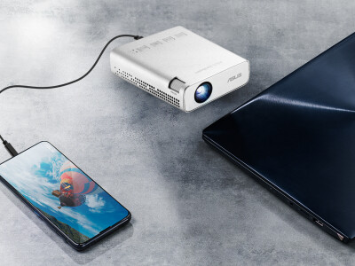 Almost all projectors, such as this model from Asus, support mirroring of content via smartphone.