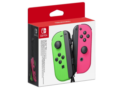 Nintendo Joy-Con controller green/pink