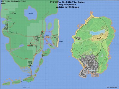 El mapa de GTA 6 debería estar visible a la izquierda.