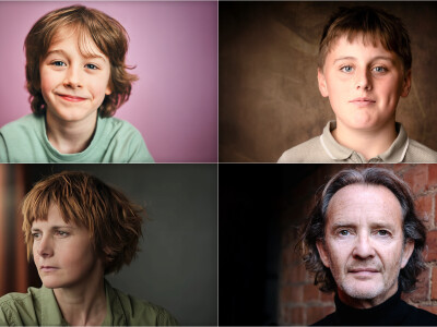 Von links nach rechts: Rory Wilmot, Amos Kitson, Louise Brealey und Anton Lesser sind jetzt im &quot;Harry Potter&quot;-Cast