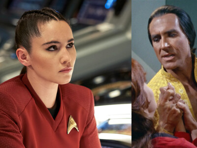 Star Trek Strange New Worlds: La'An Noonien Singh (Christina Chong) is related to Khan Noonien Singh (Ricardo Montalbán).