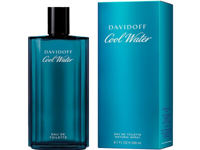 El perfume de hombre DAVIDOFF Cool Water desprende una fragancia aromática y fresca.  En Amazon Prime Day obtienes una botella de 200 ml por un precio reducido.