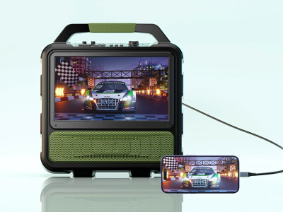 Lautsprecher mit Multimedia-Upgrade: Monster VMay Portable Outdoor Party Laustprecher