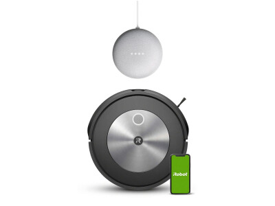 iRobot Roomba J7 robot vacuum + free Google Nest Mini