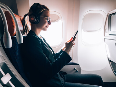 On the plane you don't necessarily have to focus solely on your smartphone.  You can also bridge the time with the Nintendo Switch.