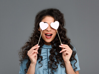 Waifu, Herz, Augen, Symbolbild