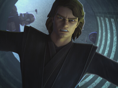 Anakin Skywalker en "Guerra de las Galaxias, la guerra de los clones"