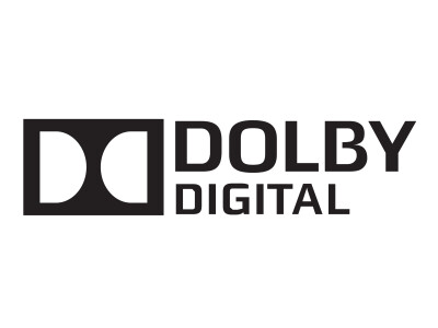 Puede reconocer un sistema con Dolby Digital por este logotipo.