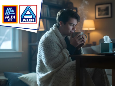 Kaffeemaschine warm, Zimmer kalt? Aldi bringt ab Donnerstag einen praktischen Heizlüfter für frierende Ecken in seine Filialen.