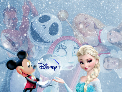 Films de Noël sur la couverture de Disney+
