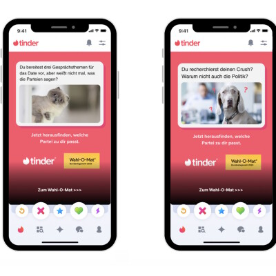 Mehr Matches dank Scholz, Merz und Co.: Tinder startet neues Feature zur Bundestagswahl