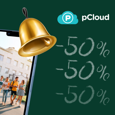 Back to School bei pCloud: Lebenslanger Cloud-Speicher mit mindestens 50 Prozent Rabatt