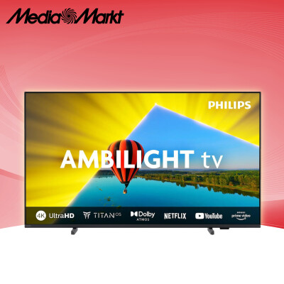 LED und Ambilight: Bei diesem 55 Zoll großen Phillips-Fernseher spart ihr durch die Mehrwertsteuer-Aktion