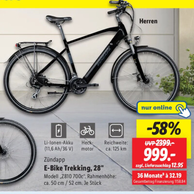 Erste Varianten ausverkauft: Bei Lidl bekommt ihr dieses beliebte E-Bike so günstig wie noch nie