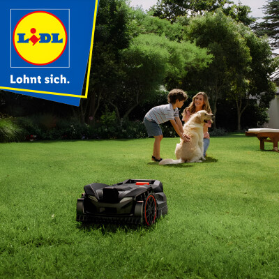 Lidl-Sensation: Discounter verkauft Mähroboter ohne Begrenzungskabel zum Witzpreis