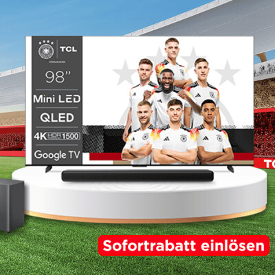 Fernseher zum Schnäppchenpreis ergattern: Für kurze Zeit reduziert Otto diese TCL-Geräte