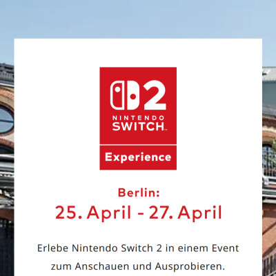 Nintendo Switch 2: Wartelisten gestartet! So könnt ihr auch ohne passendes Ticket zum Hands-on-Event kommen