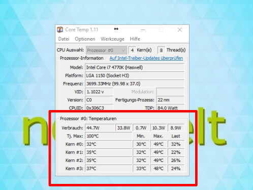 Windows 10: CPU-Temperatur anzeigen - so geht´s - NETZWELT
