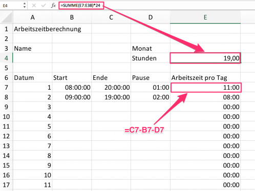 Microsoft Excel: So Gelingt Die Arbeitszeiterfassung - NETZWELT