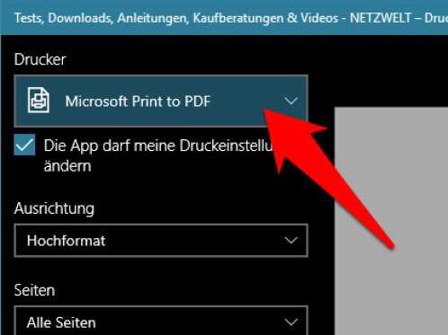 Windows 10: So Erstellt Ihr Ein PDF Mit Bordmitteln - NETZWELT