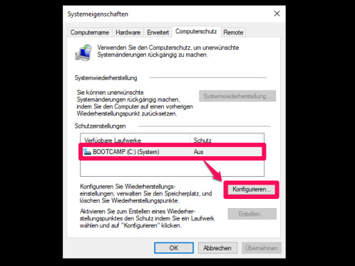 Windows 10: System wiederherstellen