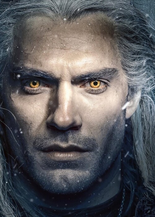 Henry Cavill dans le rôle de Geralt de Riv dans The Witcher