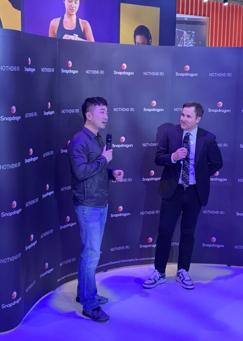 Nothing founder Carl Pei was a guest at the Qualcomm booth at MWC and chatted about the Nothing Phone (2).