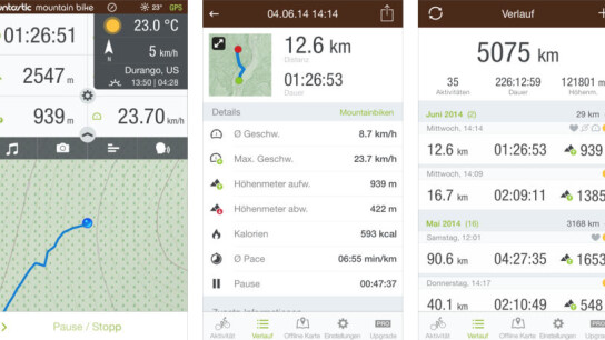 fahrrad navi app android mit feldweg