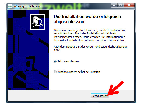 Anleitung JuSProg: Jugendschutzprogramm für Windows - NETZWELT