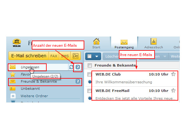 Web.de: So richten Sie sich einen E-Mail-Account ein - NETZWELT