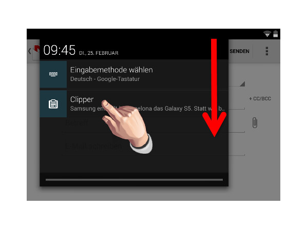 Kopieren Sie Den Text Android Gmail Login