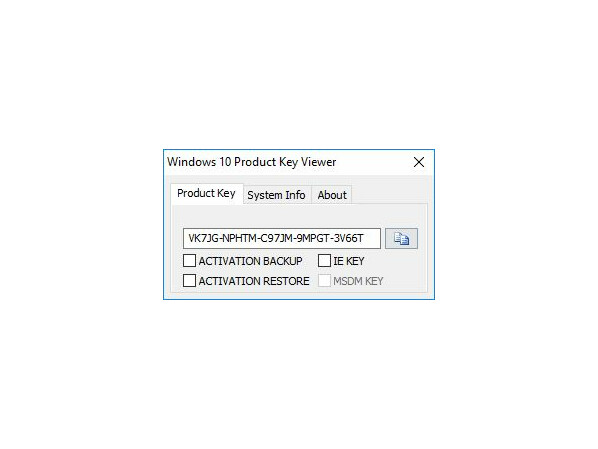 Windows Key Viewer instal the new for apple