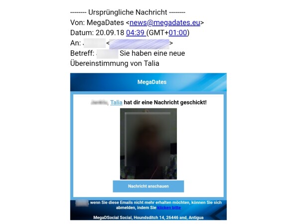Was ist an den Schreiben verdächtig?