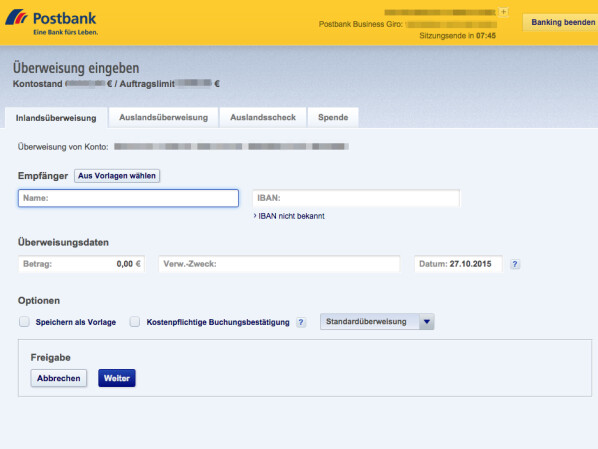 Uberblick Zum Online Banking Waldecker Bank Eg