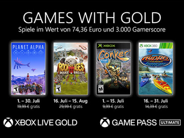 Odysseus bevestig alstublieft essence Xbox Games with Gold - Juli: Microsoft bestätigt diese kostenlosen Spiele |  NETZWELT