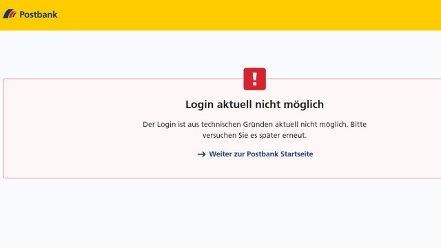 Probleme Bei Der Postbank: Login Ins Online-Banking Nicht Möglich - Das ...