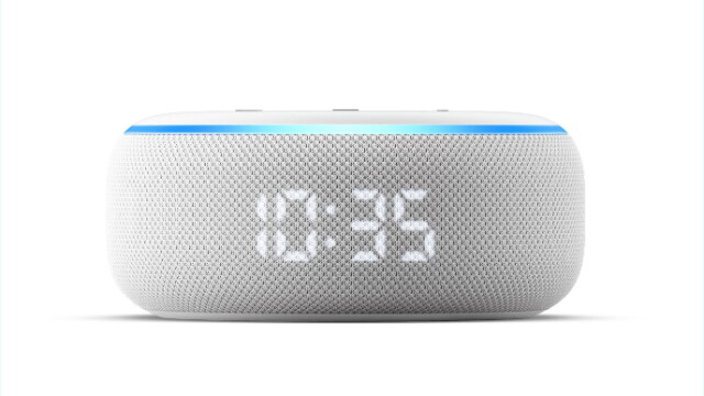 Echo Dot 3 Smarter Alexa Lautsprecher mit Uhr perfekter Wecker NEU 
