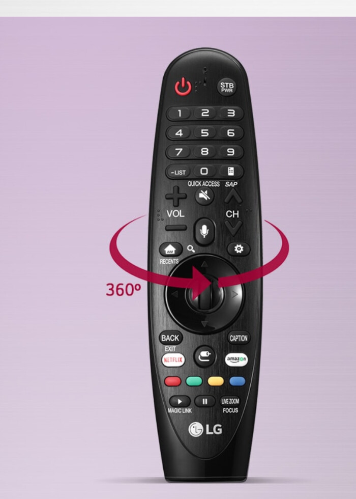 El control remoto mágico de LG también se puede conectar manualmente a su televisor y reiniciar.