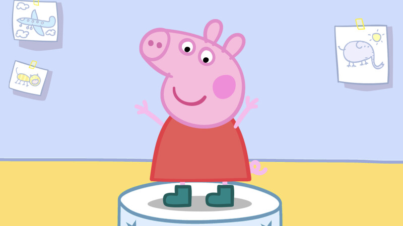 Peppa PigBotas Doradas