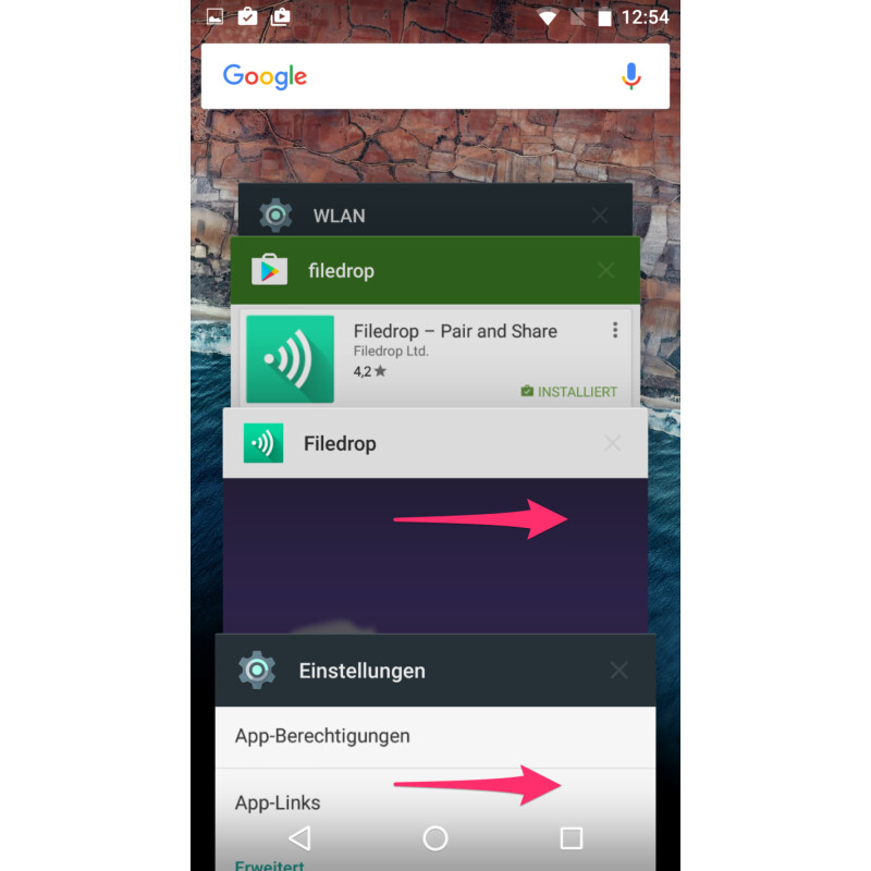 Android Apps Im Hintergrund